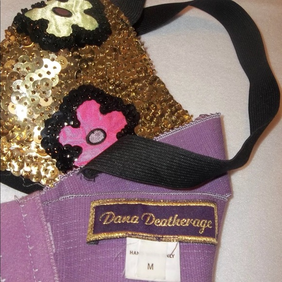 Dana Deatherage Vintage GoGo Belly Dancer Bra M - Picture 8 of 8